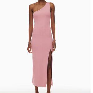 Aritzia Ten Reservation One Shoulder Dress NWT - Pink small